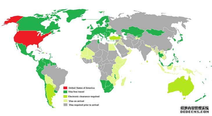美国护照那些事:赴美生子好处之免签国家有多少？